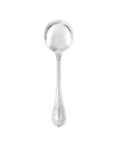 christofle cream soup spoon marly  silver plated 0