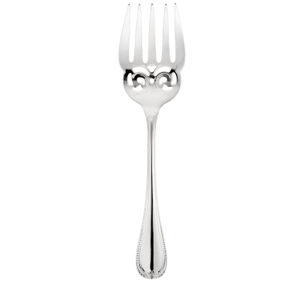 christofle fish serving fork malmaison  silver plated 1