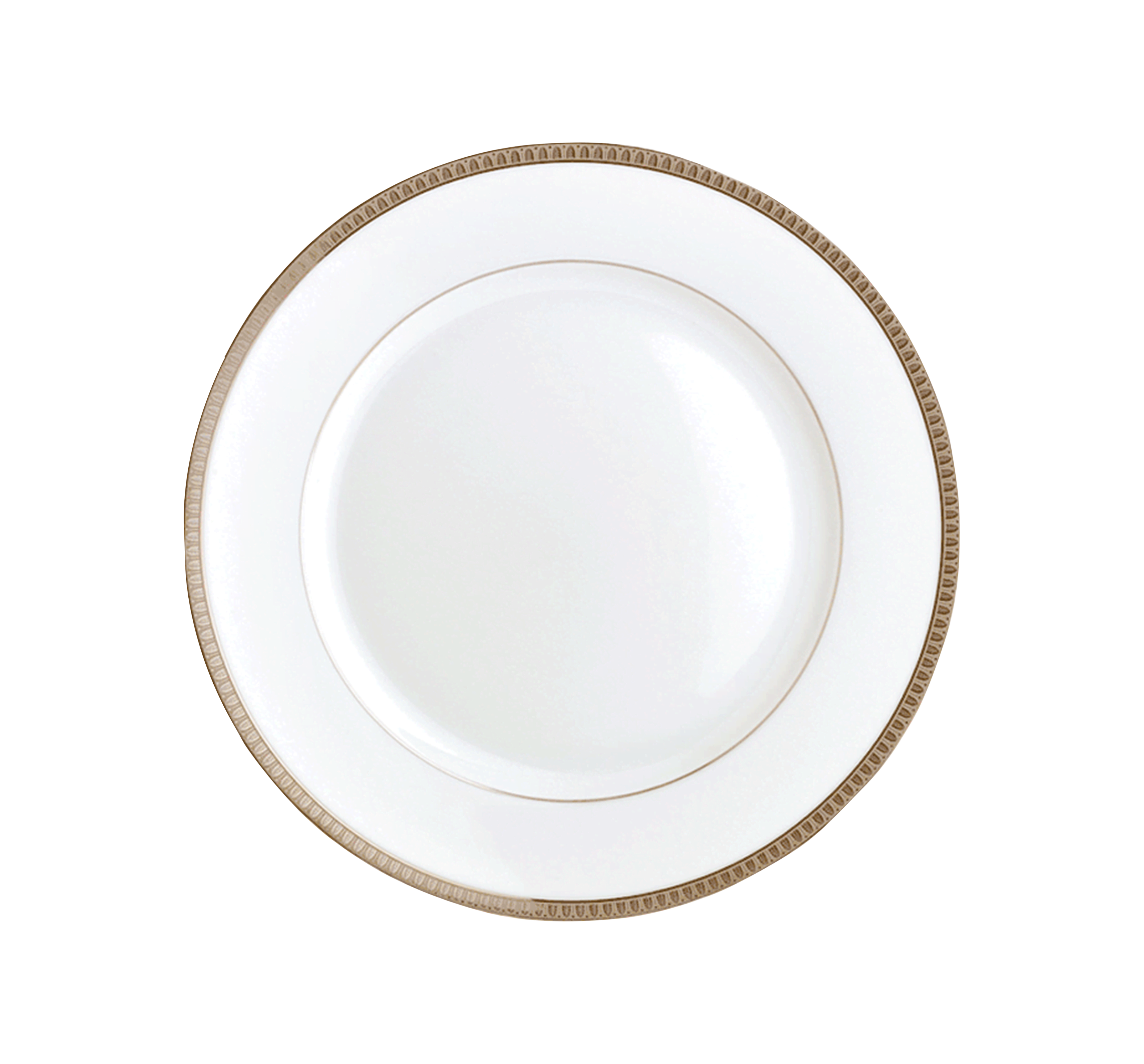 christofle assiette à dessert en porcelaine finition platine 1