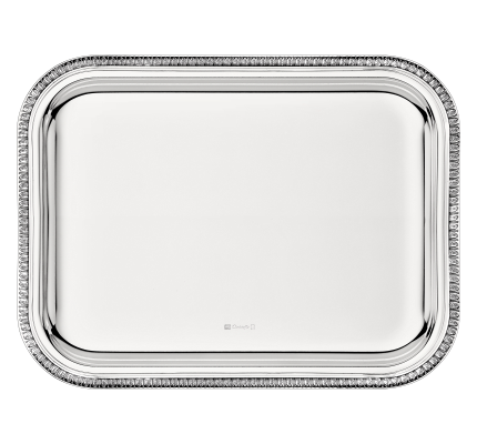 Silver Plated Rectangular Tray - 26 x 20 cm