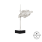christofle Vintage Silvered Reed Warbler - Vintage