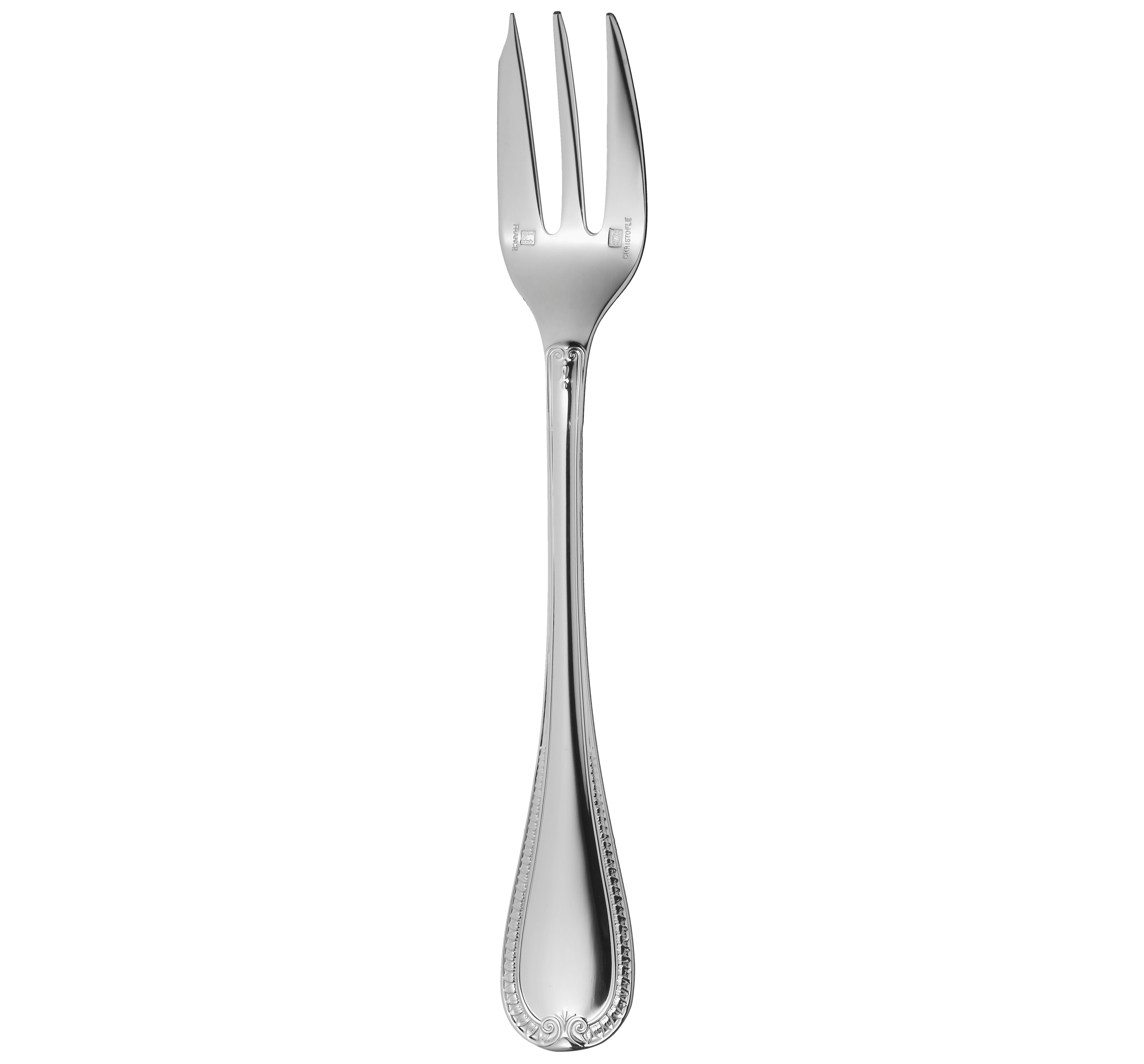 christofle fourchette à gâteaux en métal argenté 1