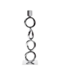 christofle 4 ring candlestick Vertigo  Silver plated