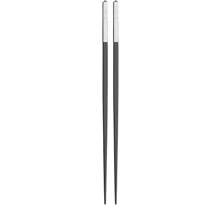 christofle pair of japanese chopsticks jardin d'eden  silver plated 3