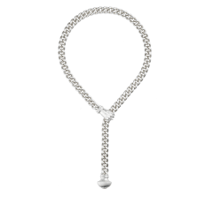 christofle sterling-silver necklace rhodium-plated 1