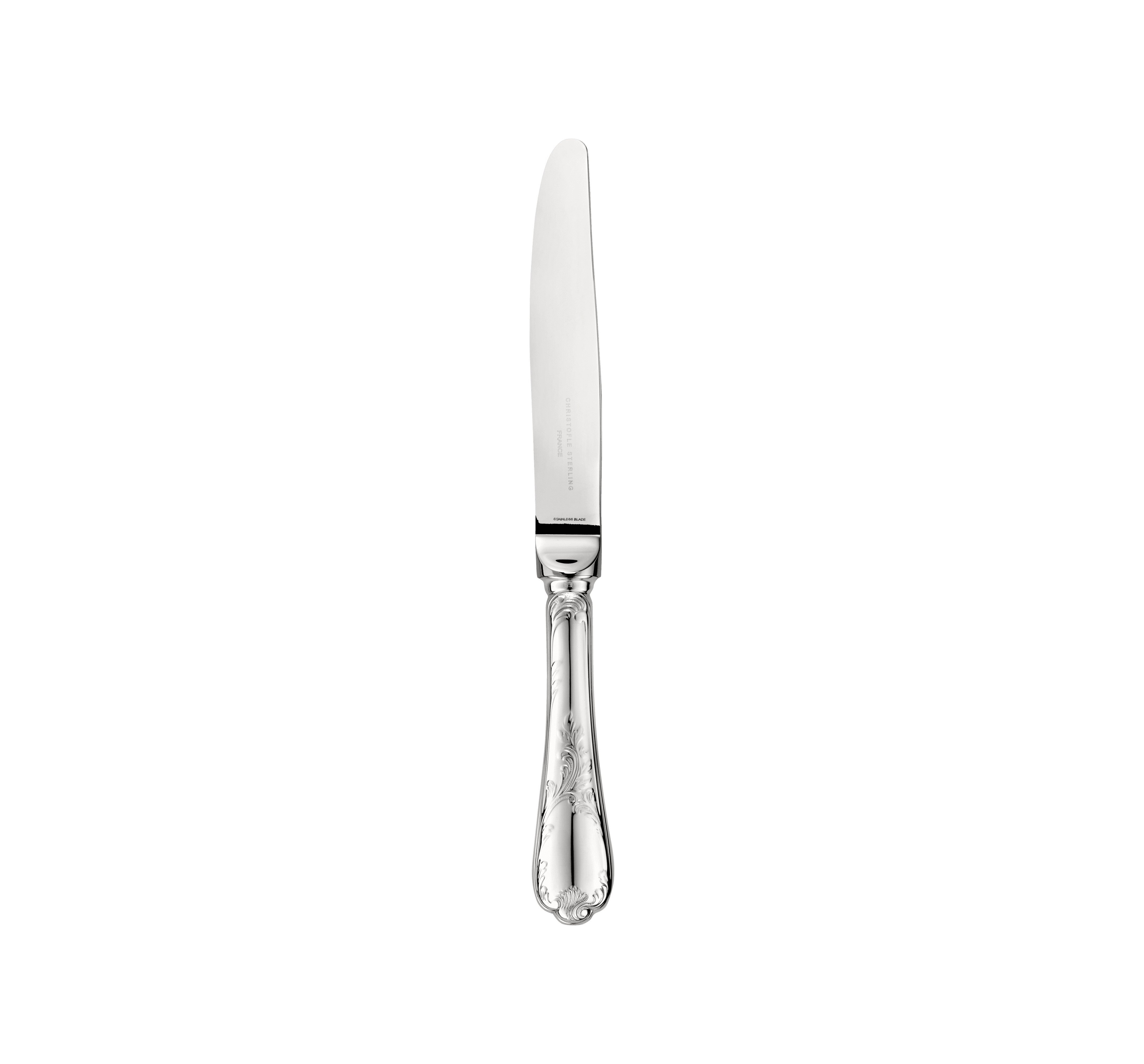 christofle couteau à dessert en argent massif 1