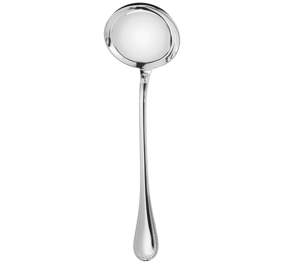 christofle soup ladle malmaison  silver plated 1