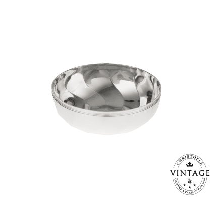 Vintage Silvered Bowl Torsade 14 cm