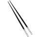 christofle pair of japanese chopsticks jardin d'eden  silver plated 3