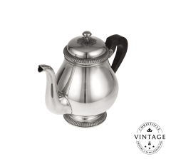 Vintage Silvered Teapot Lauzun - Side