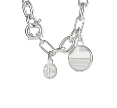 christofle sterling silver medal - ondulations 1
