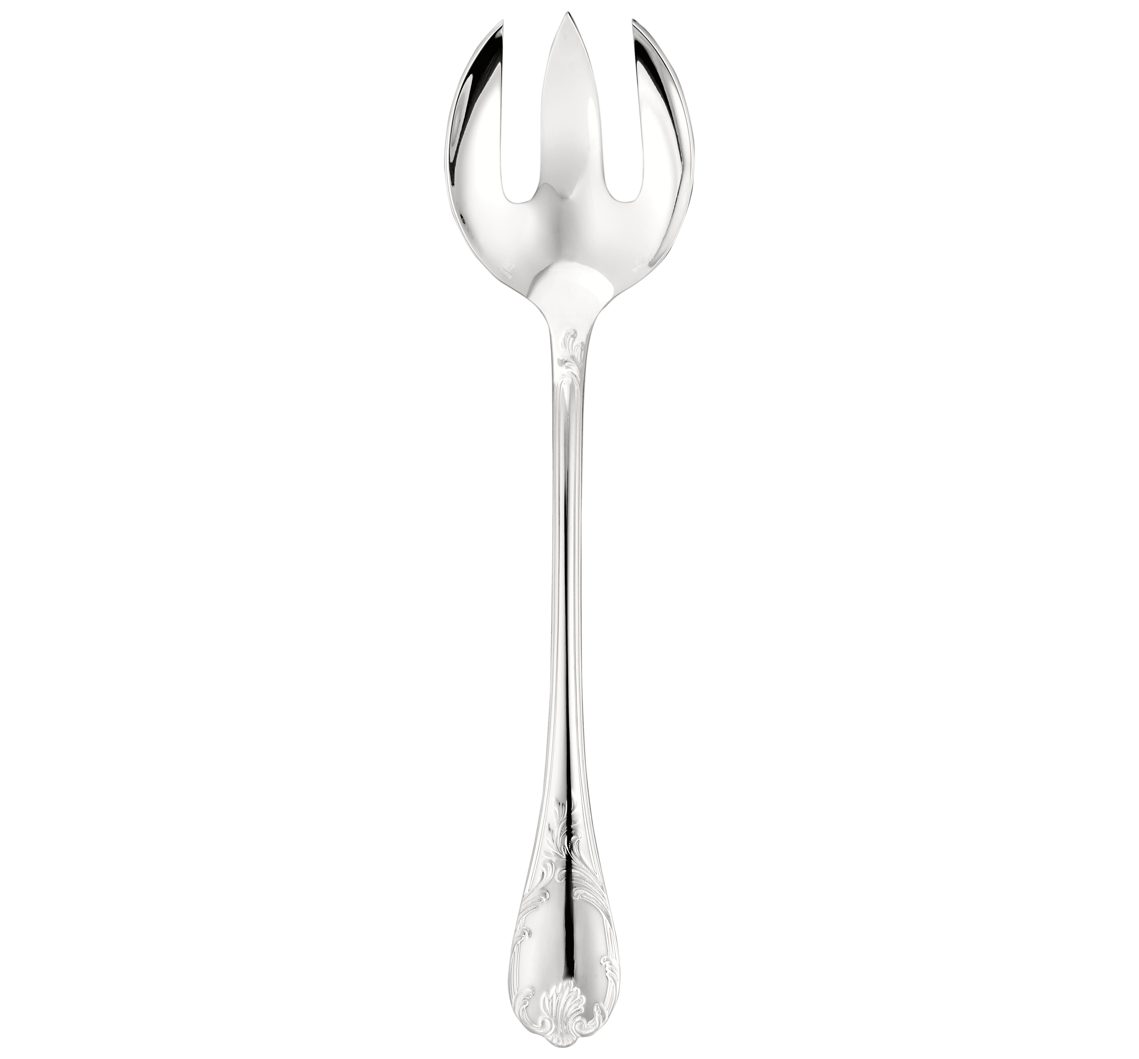 christofle silver-plated salad serving fork 0
