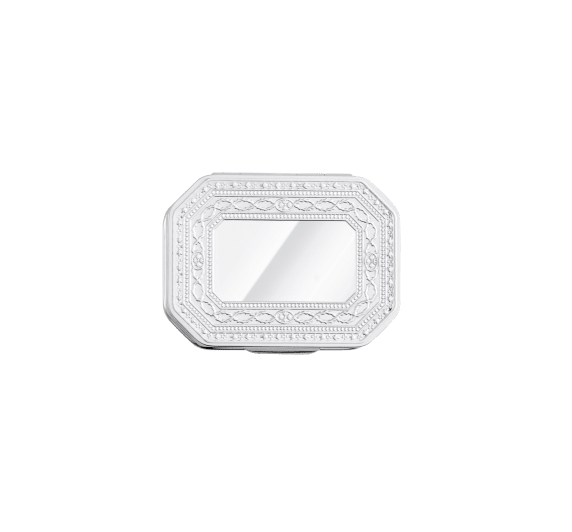 christofle silver-plated cut edges trinket box 2