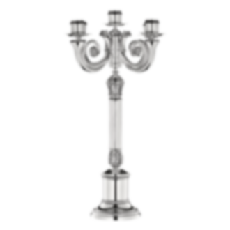 Five light candelabra Malmaison  Silver plated