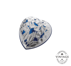 christofle vintage silvered heart-rest meteor 1