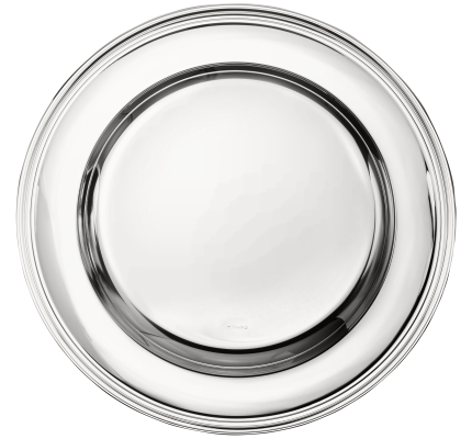 christofle round platter 40cm albi  silver plated 1