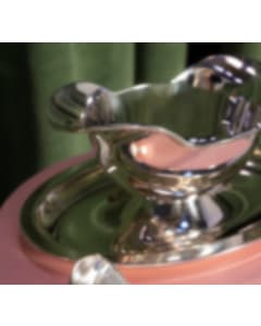 christofle Vintage Silvered Gravy Boat