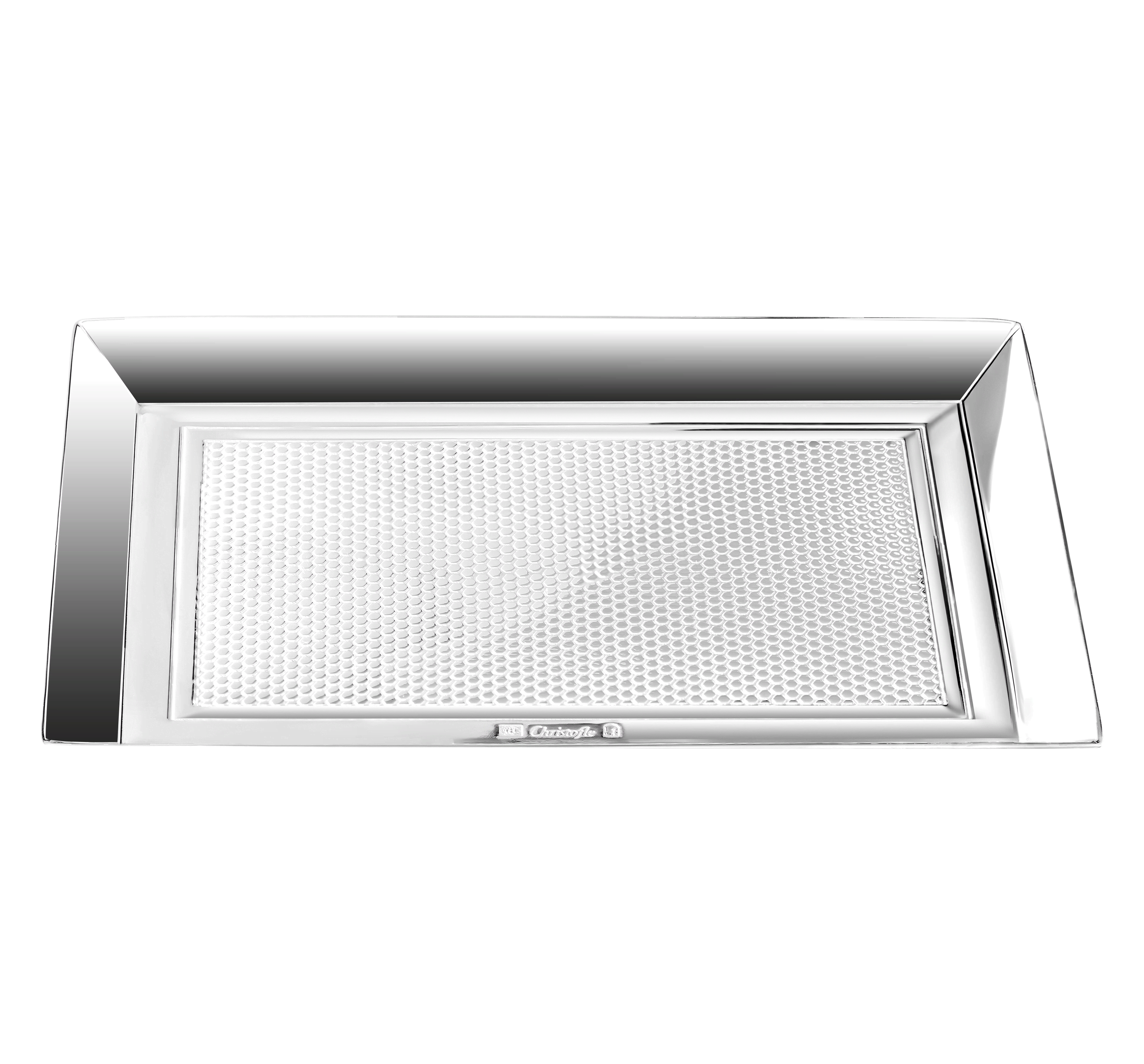 christofle silver-plated business card tray - 5 x 3.5 in 4