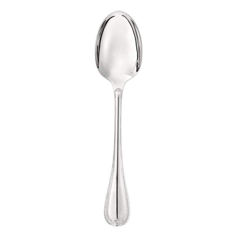 Cuillère à Dessert CHRISTOFLE Malmaison – Argenté – Fabriquée En France