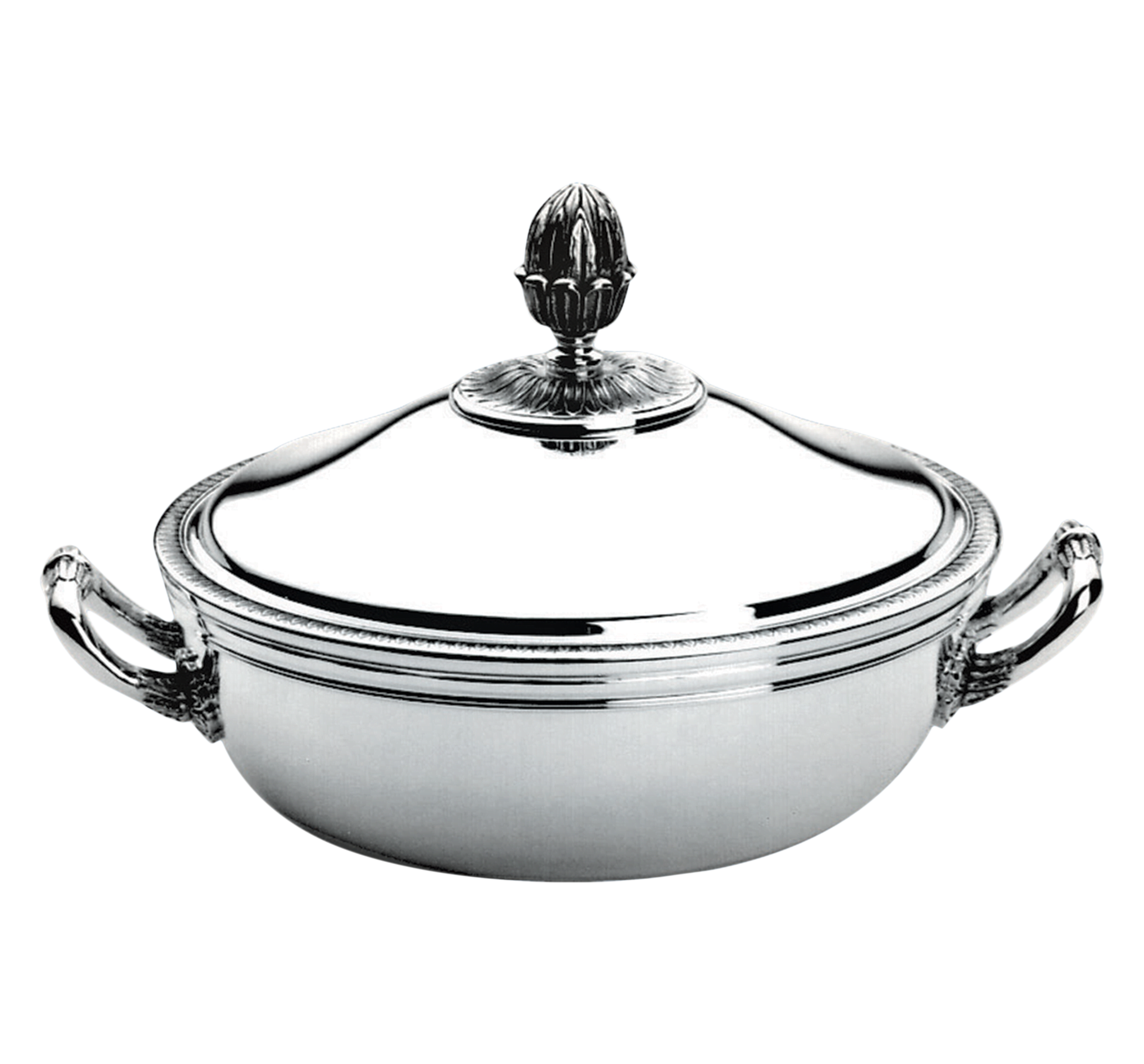 christofle silver-plated vegetable dish with lid 2