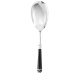 Silver-Plated Rice and Potato Spoon - Black