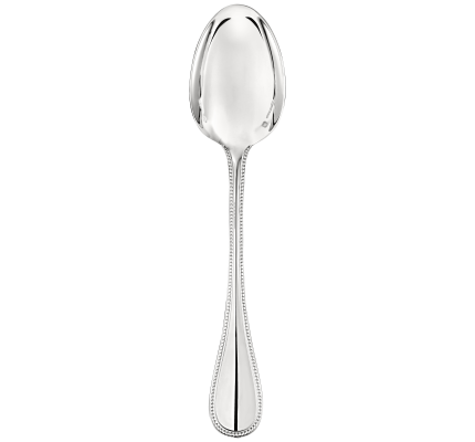 christofle table spoon perles  sterling silver 1