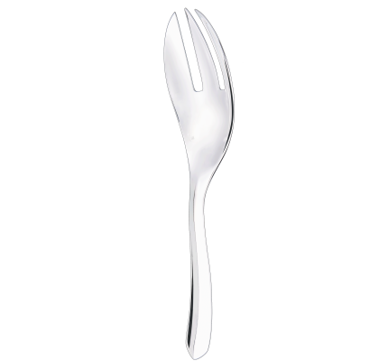 christofle serving fork infini silver plated 1