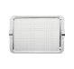 christofle silver-plated rectangular tray - 45 x 32 cm 0