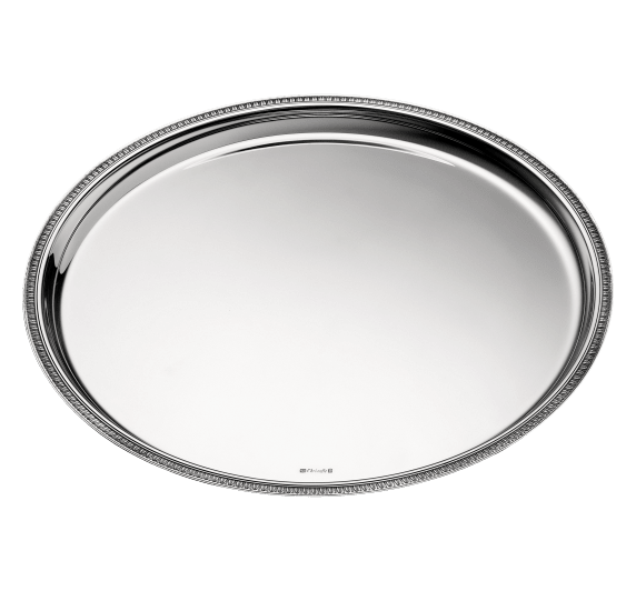 Round tray 39 cm Malmaison Silver plated