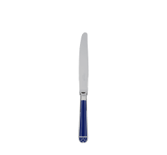 christofle silver- plated dessert knife - marbled blue 1