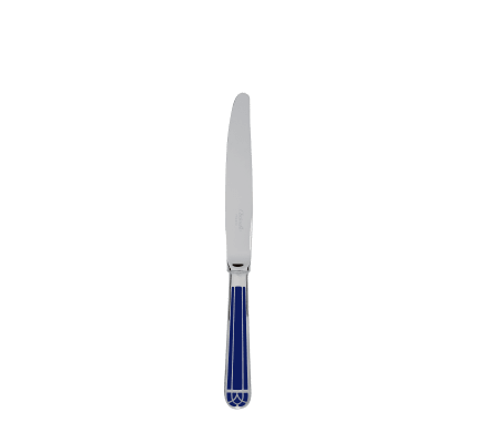 christofle silver- plated dessert knife - marbled blue 1