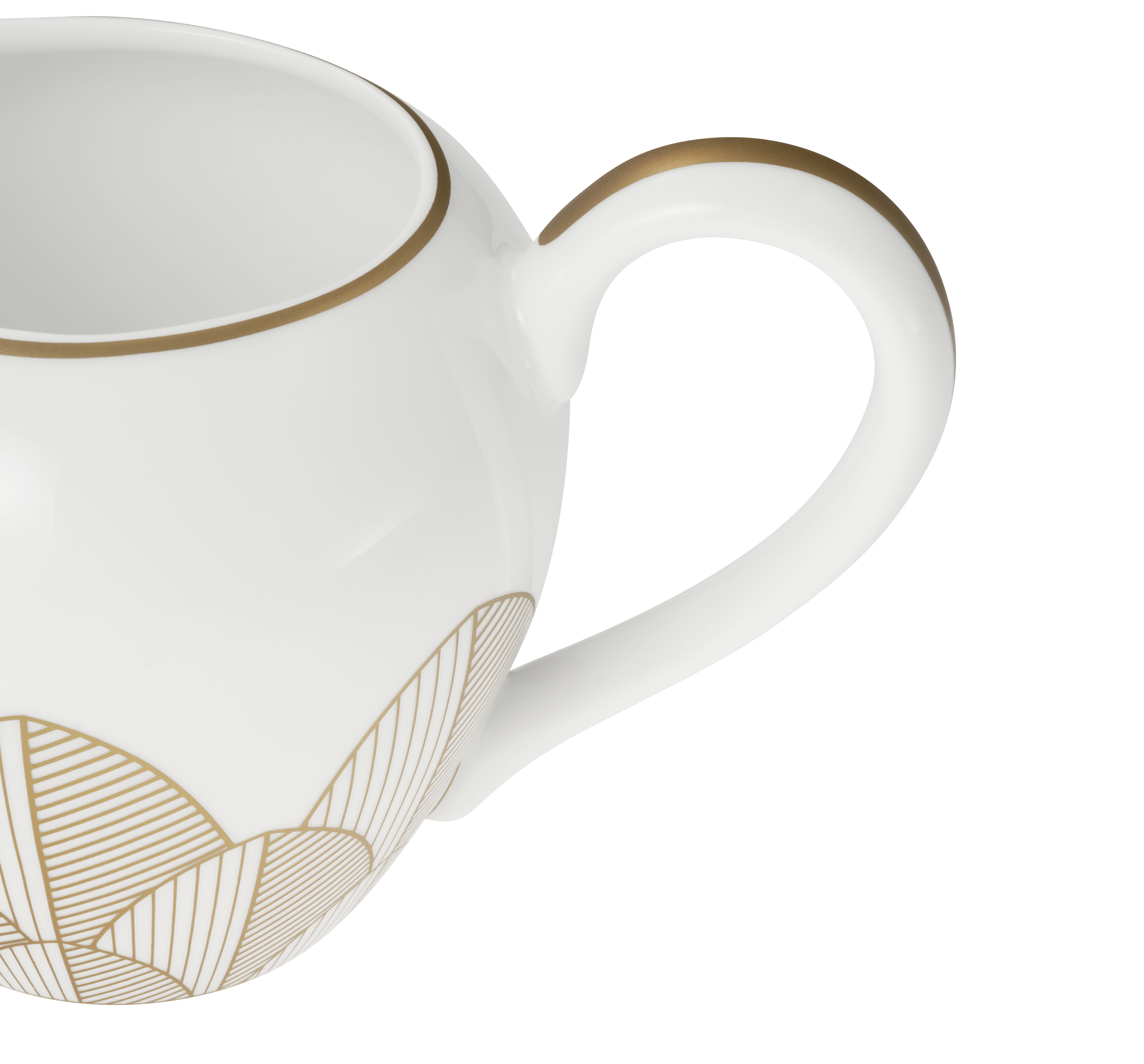 Porcelain cream pitcher 25cl Gold Finish Malmaison Impériale
