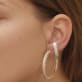 christofle sterling silver hoop earrings 2