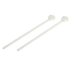 christofle set of 2 cocktail stirrers uni  silver plated 3