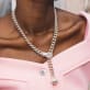 christofle sterling-silver necklace rhodium-plated 3