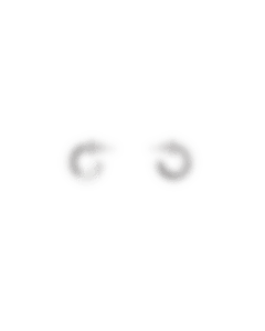 christofle medium hoop earrings  idole de christofle sterling silver 1