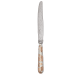 christofle partially gilded silver plated dinner knife - pink gold 2