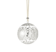 christofle silver-plated christmas ornament 2023 edition - silver 0