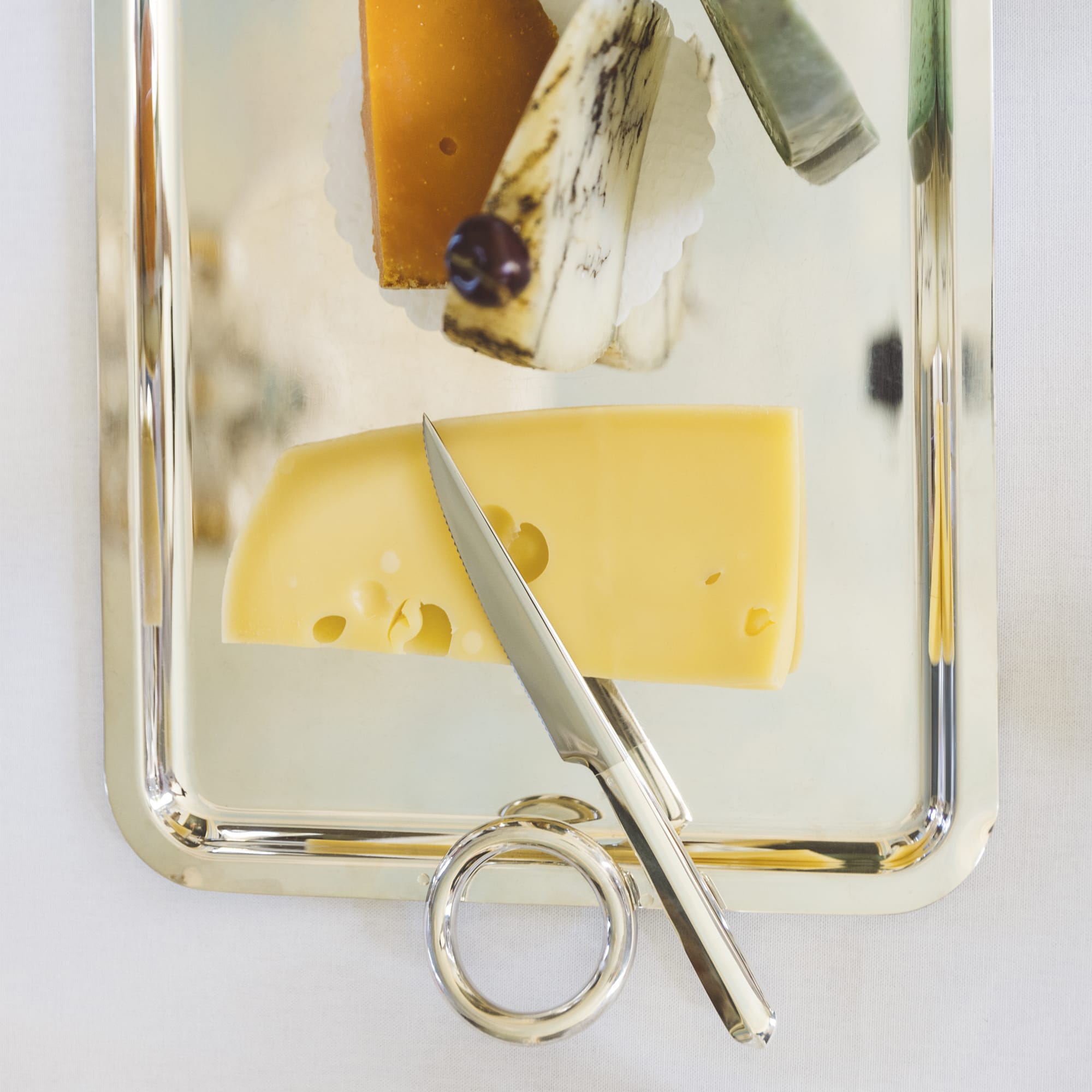 christofle ensemble plateau à fromages 1
