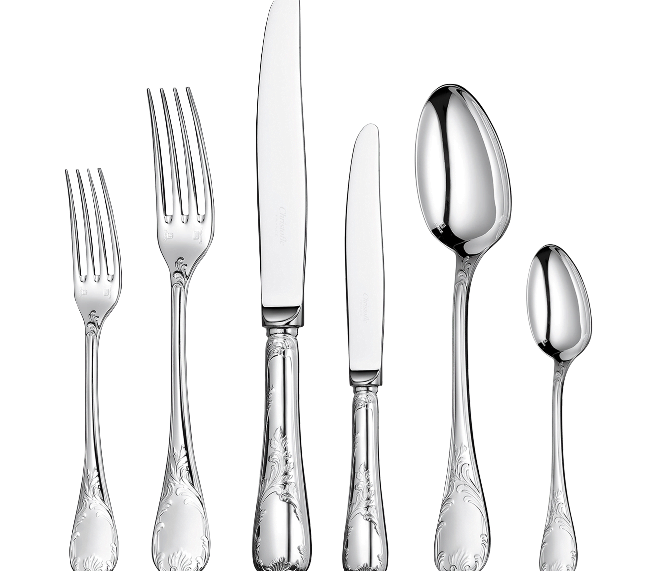 christofle flatware set for 12 people (110 pieces) with chest 1
