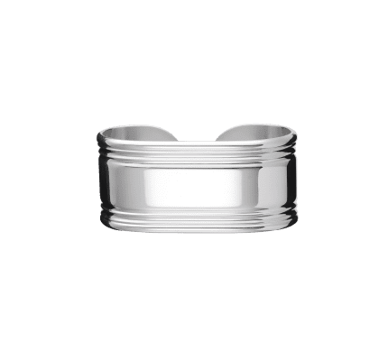 christofle silver-plated opened napkin ring 2