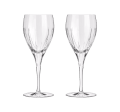 christofle White wine crystal glasses -  Set of 2