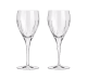 christofle White wine crystal glasses -  Set of 2