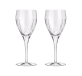 christofle white wine crystal glasses -  set of 2 0