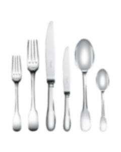 christofle 36-piece silver-plated flatware set  with chest 1