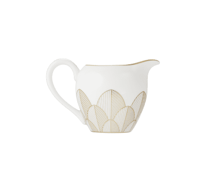 Porcelain cream pitcher 25cl Gold Finish Malmaison Impériale