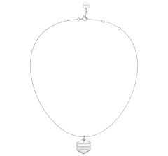 christofle sterling silver hexagon chain necklace 1