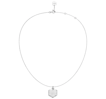 christofle sterling silver hexagon chain necklace 1