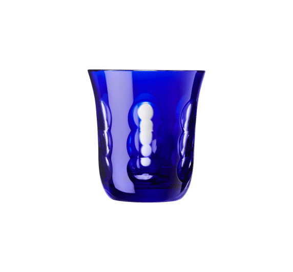 christofle blue crystal water glass 1
