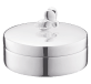 christofle round secret box beebee  silver plated 2